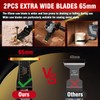 Froylot Latest Titanium Oscillating Tool Blades, Universal Multitool Blades for