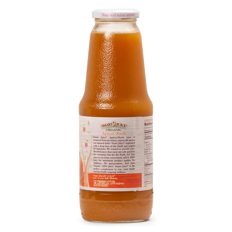 Smart Juice Organic Apricot Peach Juice - 33.8 fl oz