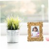 CIYODO 3pcs Small Photo Frame Gold Picture Frames Small Picture