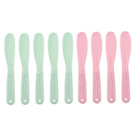 Healeved Facial Mask Spoon Set 9pcs Plastic Makeup Spatula Skincare Tool for Diy Beauty Products Random Color