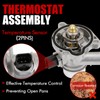 MITZONE Upgrade Aluminium Coolant Thermostat Housing Assembly Compatible with Chevy