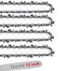 Dunhil 4-Pack 12 inch Chainsaw Chains 3/8 LP 050'' Gauge