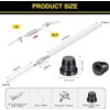 4 PCS Universal Brake Fluid Deflerator, Brake Bleed Hose, Brake