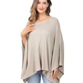 Catwald Manta de Lactancia Multifuncional para Amamantar – Funda Transpirable y Suave tipo Poncho Cobertura 360° para Lactancia Materna | Uso como Cubre Asiento, Carriola y Bufanda,Diseño Elegante (Color 2)