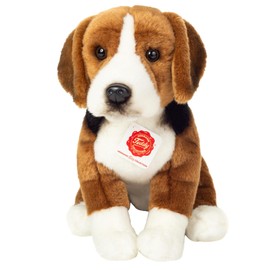 Teddy Hermann 92789 Hunting Dog 29 cm, Cuddly Toy, Plush Toy with Recycled Filling