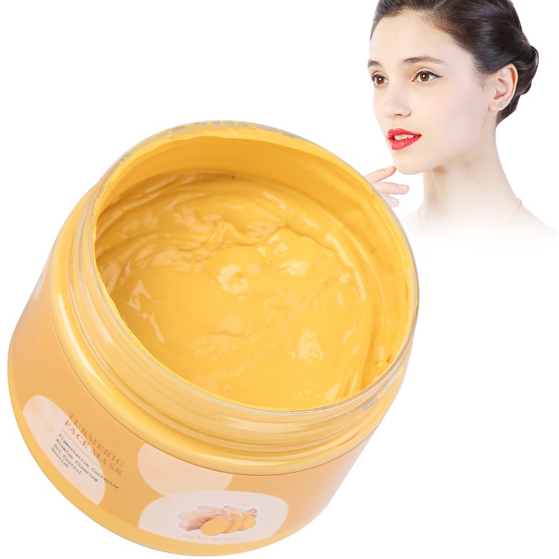 120g Turmeric Facial Mud Mask Improve Dullness Cleansing Moisturizing Mask