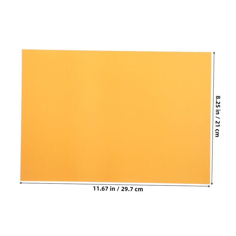 Hohopeti 2pcs Industrial Aluminum Plate A4 Size DIY Aluminum Sheet