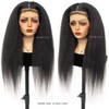 Kinky Straight Human Hair 13x4 Lace Front Wigs Human Hair