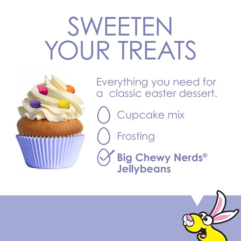 Big Chewy NERDS Jelly Beans | Assorted Candy Flavors of
