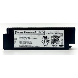 Hubbell Thomas Research Products LED30W-24-C1250-D LED Driver, Constant Current, Dry and Damp Location Rated. Dimmable