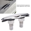 Boat Cleat, 6 Inch 316 Stainless Steel Pull Up Deck
