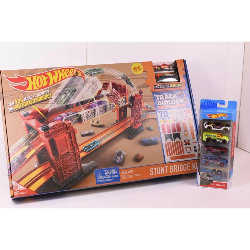 Hot Wheels MATTEL HOT WHEELS TRACK BUILDER STUNT BRIDGE KIT