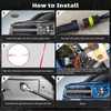FICOLPO 3 Pcs Led Grill Lights Compatible with Raptor Style