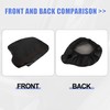 X AUTOHAUX Black PU Leather Car Center Console Lid Armrest