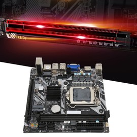 Bewinner LGA 1155 Motherboard, NVME WiFi M.2 VGA HD Output Computer Motherboards for Desktop PC, 10 USB 2.0, DDR3 ITX Motherboard for Computer PC Motherboard