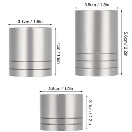 Cocktail Jigger Bar Drink Measuring Cup Ounce Cup Set Bartender Tool (25 ml + 35 ml + 50 ml), Measuring Cup for Cocktail, Dual Cocktail Measure Jigger for Measure/Spirit Measures