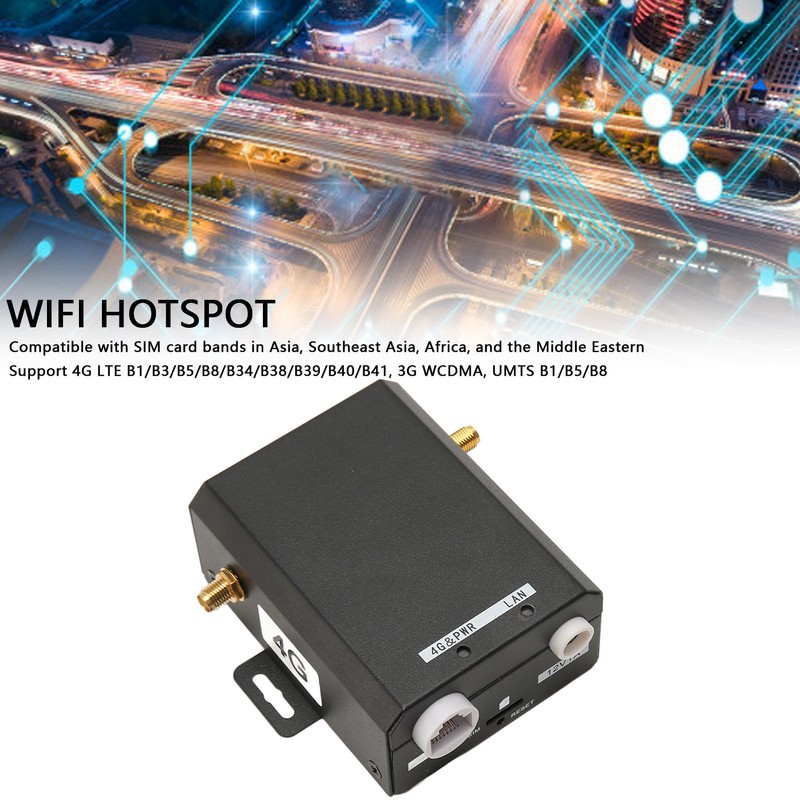 Industrial 4G LTE WiFi Router with SIM Card Slot 2