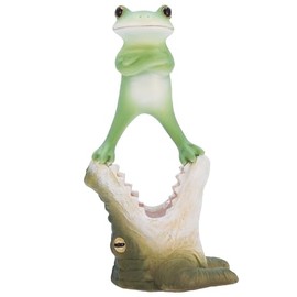 Tealife Daikai Copeu 621563 Mascot Frog Frog Kopo Crocodile and Extreme Frog W4.5 D3 H 7.8 cm