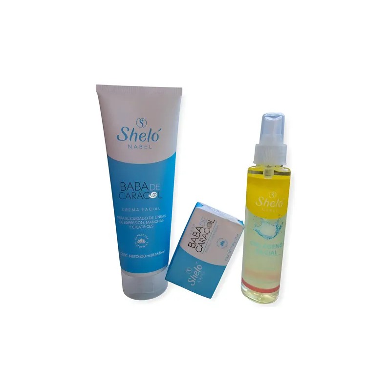 Crema Y Jabón Baba De Caracol colágeno Facial.