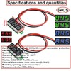 HUAZIZ Pack of 6 0.36 Inch Mini Digital Voltmeter, LED