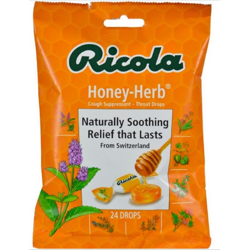 Ricola Cough Drops - Honey Herb - 24 - Lozenge
