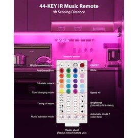 ASOKO RGB Under Cabinet Led Light Plug in, 6 Pack 12 inch Linkable Led Under Counter Lights, Music Sync RGB LED Strip Lights with APP & Remote Control