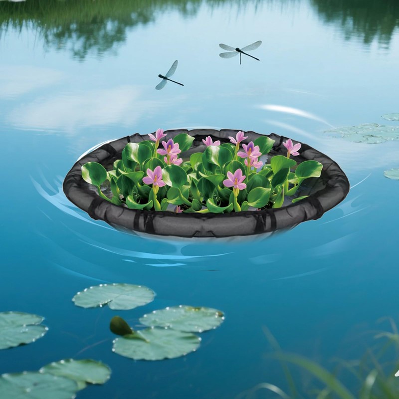 2 Set Floating Flora Fish Barrier, 26 Inch Round Floating