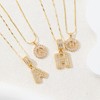 Alphabet Pendant Full Diamond Rock Candy 26 Letters Necklace for