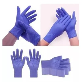 supplymaster Guantes De Nitrilo Libre De Latex 100 Pz Indigo Medianos