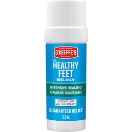 O'Keeffe's for Healthy Feet Intensive Healing Balm; alivio garantizado para extremadamente secos; pies agrietados; bálsamo para el talón que se llena instantáneamente; tacones agrietados; palo de