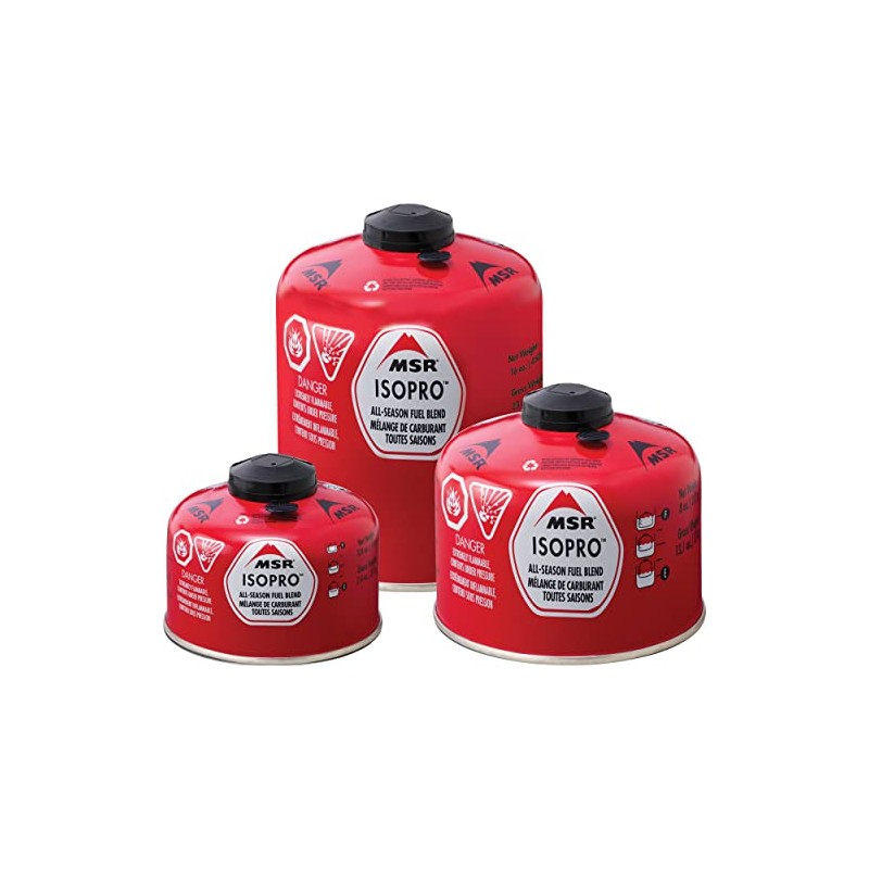 MSR IsoPro Fuel Canister for Backpacking and Camping Stoves, 16oz