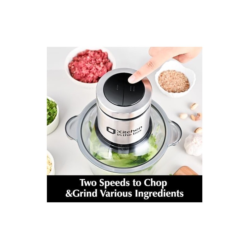 Kitchen in the box Food Processors,400W All-Copper Motor Meat Grinder