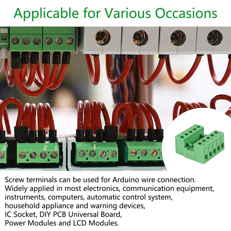 ALAMSCN 5 Sets 5 Pin Pluggable Terminals 5.08 mm Pitch
