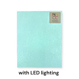 Wissmach Stained Glass Sheet: Country Blue, English Muffle | Curated by BiNARi Glass Studio