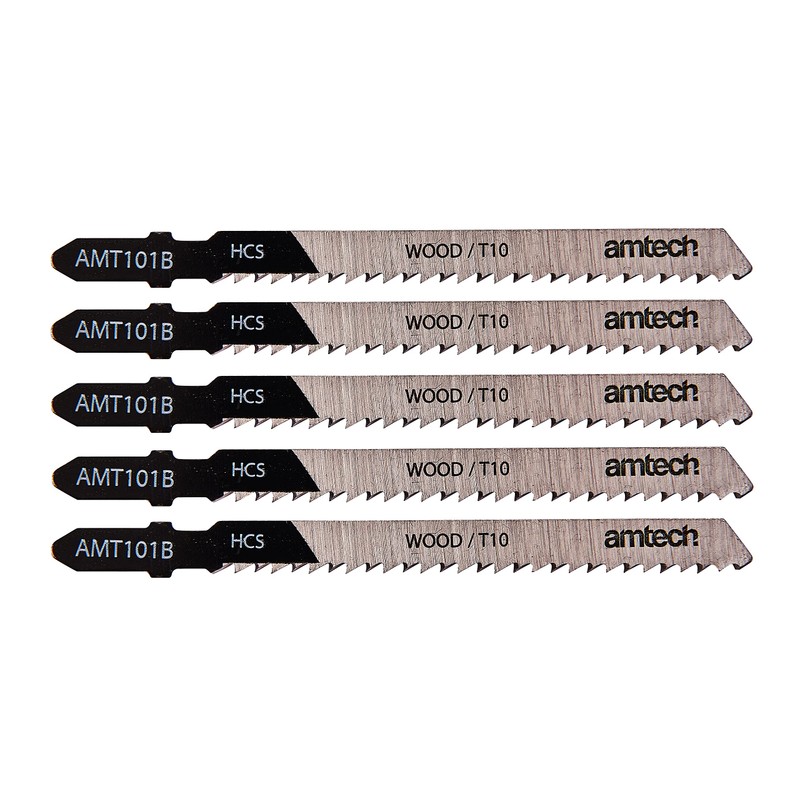 Amtech M1604 5 Piece wood jigsaw blade set (AMT101B)