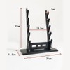 5 Tier Sword Stand Display Sword Rack Stand, Black Katana