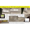 Mini Split/Ductless Air Conditioner Air Deflector