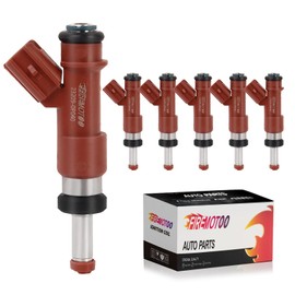 Fuel Injectors Pack of 6 Compatible with ES350 2007-2012 RX350 2007-2010 for Toyota Camry 2007-2011 RAV4 2006-2012 Highlander 2008-2010 Avalon 2005-2012 Sienna 2007-2010 Venza 2009-2015 12 Holes