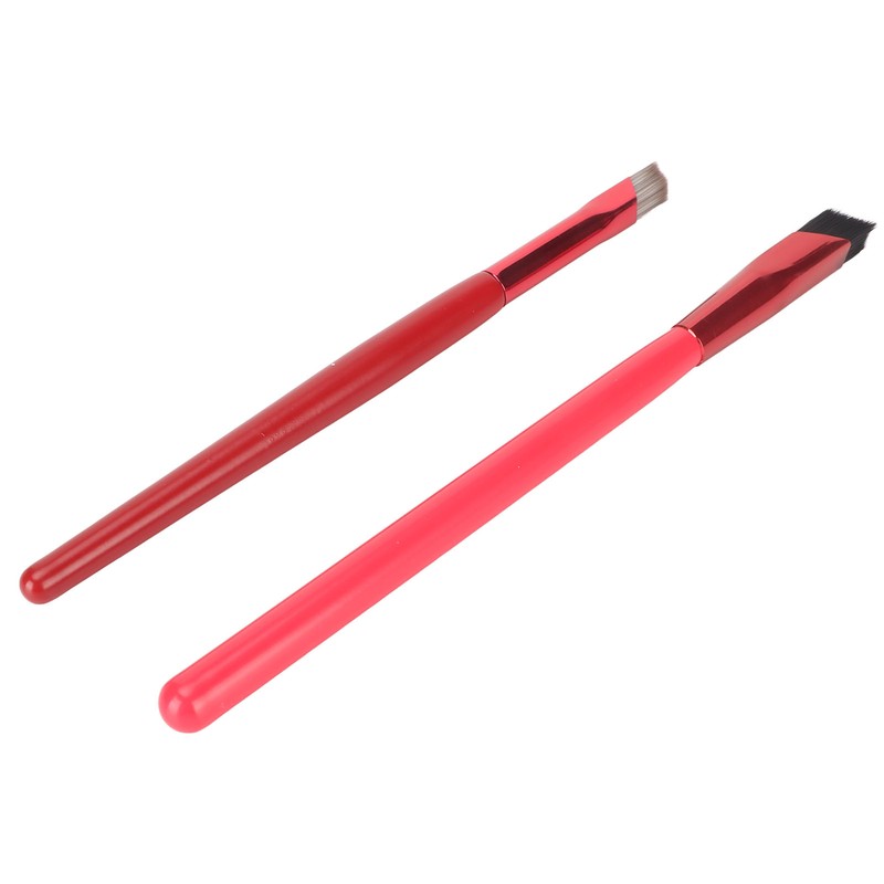 2 Pcs Eyebrow Brush Set Ultra Thin Bevel Multifunctional Makeup