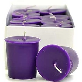 KYS Pack of 2 Boxes Lilac Votive Candles for Weddings, Home & Event Decoration, Relaxation, Made in US
