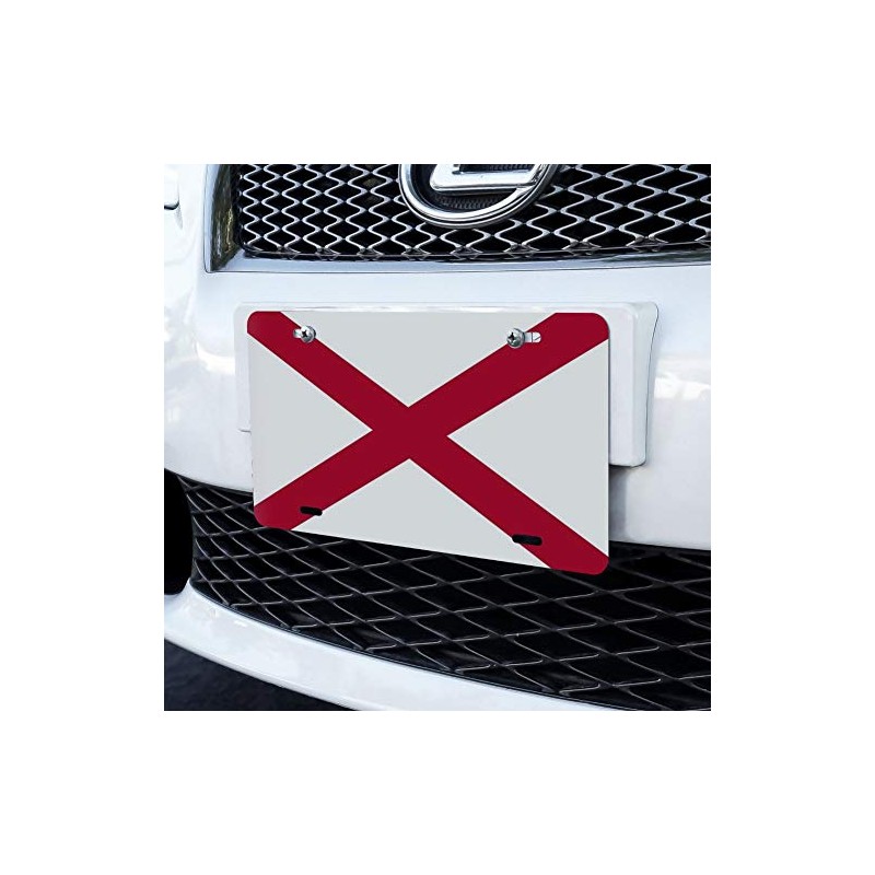 GRAPHICS & MORE Alabama State Flag Novelty Metal Vanity Tag