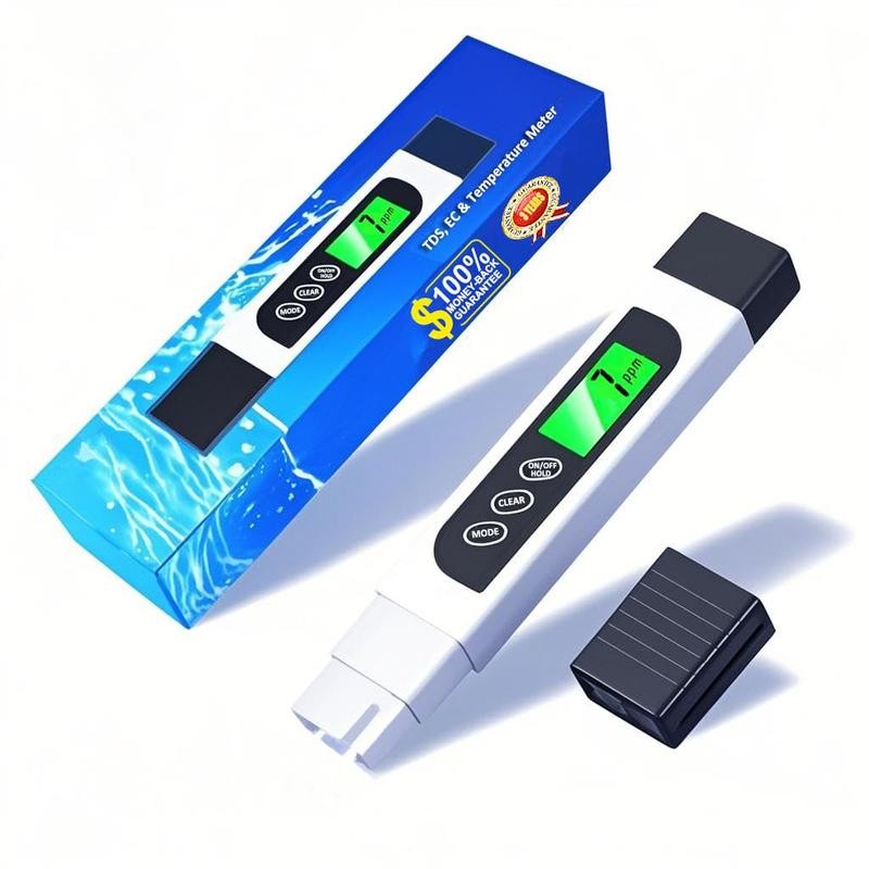 TDS Meter Digital Water Tester, Professional 3-in-1 TDS, Temperature and