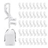 TYFGRT Pack of 40 Curtain Panel Clips and 1 x