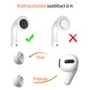 LEIDSANY 6 pares de almohadillas airpods pro, airpod pro replacement