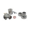 Modern Chrome Angled Towel Radiator Valves 10mm Central Heating Taps