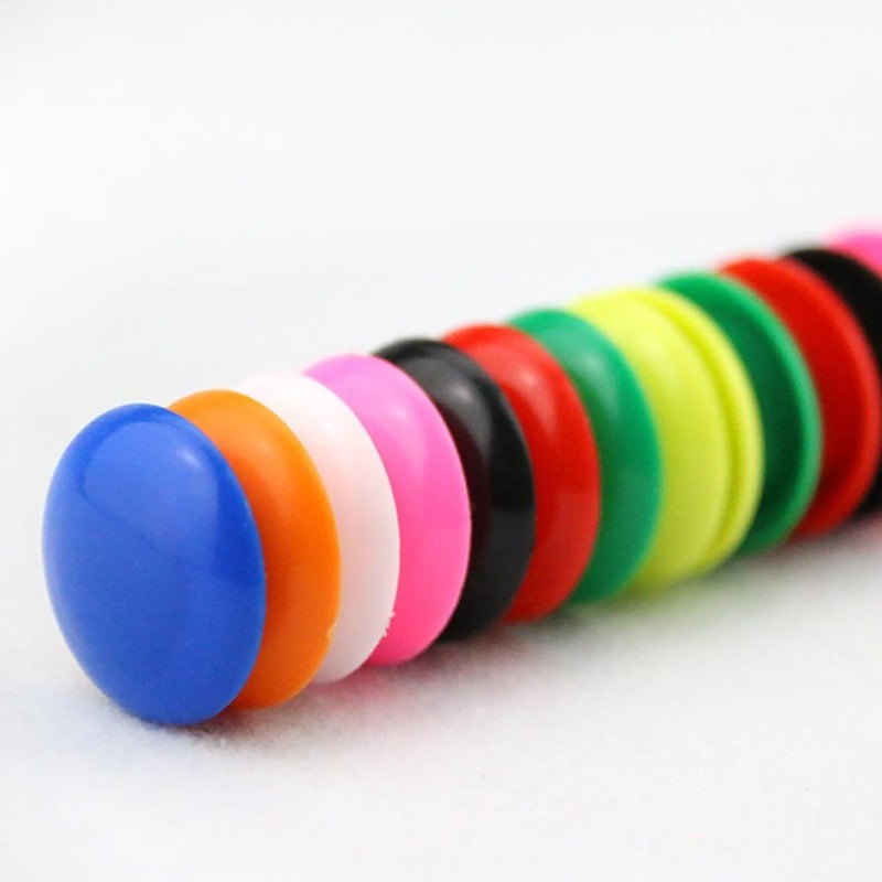 TopHomer 10 Pcs Notice Board Planning Magnets Colorful Fridge Magnet