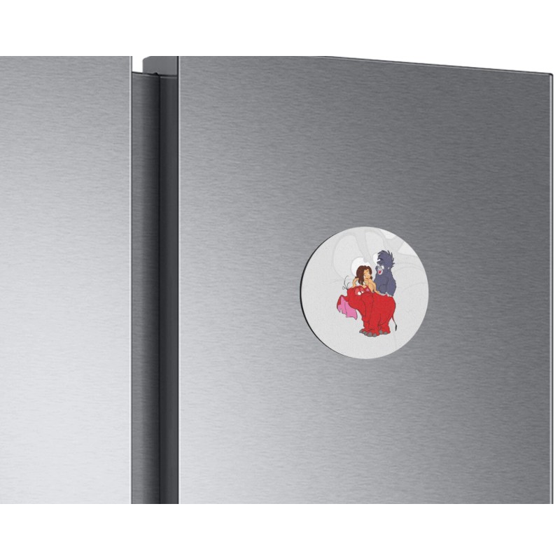 Unbranded Tarzan Monkey Elephant Animal | 4'' X 4'' Round