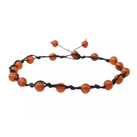 Amazing Gemstones Carnelian Anklet (Hand Knotted) - 6mm Bead Anklet