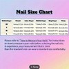 Press on nails,Handcrafted Press On Nails Kit, Short Length Nail