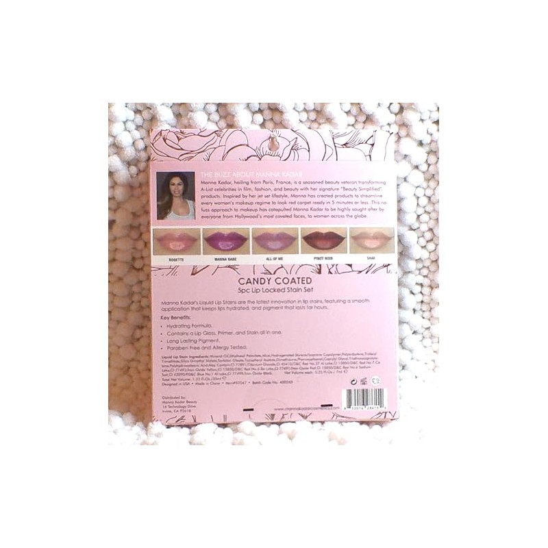 Manna Kadar Candy Coated 5 Piece Lip Stain Set